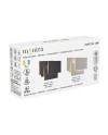 TAHITI XL * APLIQUE MEDIANO LED CUADRADOS 12W - NEGRO - 3000K
